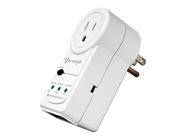 Protector De Voltaje Vorago AVR-300, Supresor De Picos, 1,800 W. Color Blanco - imagen 3
