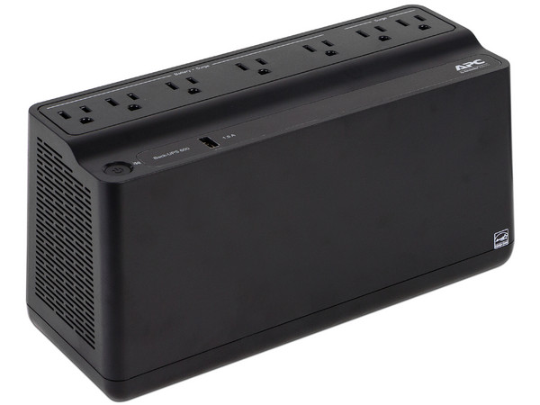Unidad Back-UPS APC  BE600M1 de 600VA (330 Watts) con 7 contactos NEMA 5-15R.