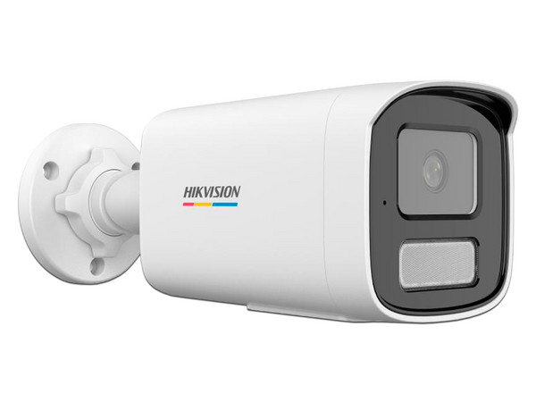 Cámara IP Tipo Bala Hikvision DS-2CD1T47G2H-LIUF de 4MP (2560 x 1440), Lente de 2.8mm, Ir hasta 50m, IP67, Color Blanco.
