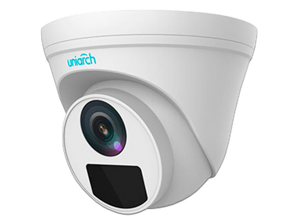 Cámara de Vigilancia tipo Domo Uniarch IPC-T125-APF28 de 5MP (2592 x 1944), Lente de 2.8mm, IR hasta 30m, IP67, Color Blanco. - imagen 2