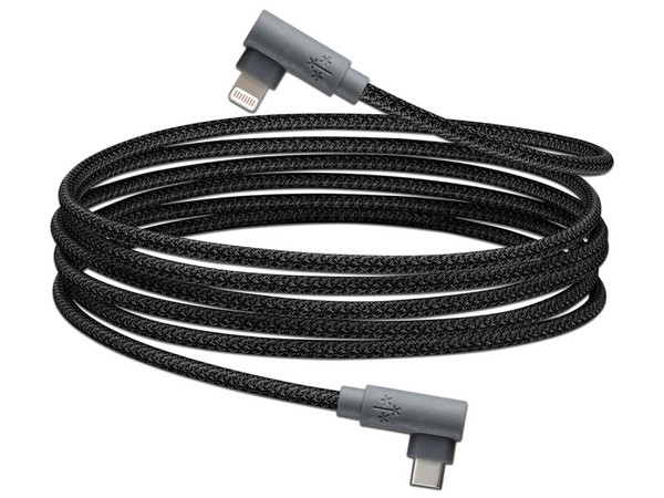 Cable Trenzado Hune AT-ACC-CA-354-ROC, Conector USB-C a Lightning (M-M), 1.2m. Color Gris. - imagen 2