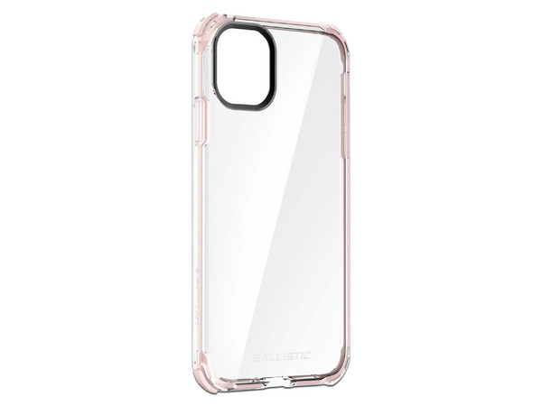 Funda Ballistic Bshock, para iPhone 11 PRO. Diseño Transparente Rosa. - imagen 3