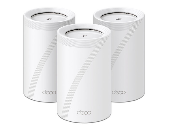 Sistema Mesh Tp-Link Deco BE65 Wifi 7 de 3 piezas, tribanda. Color Blanco