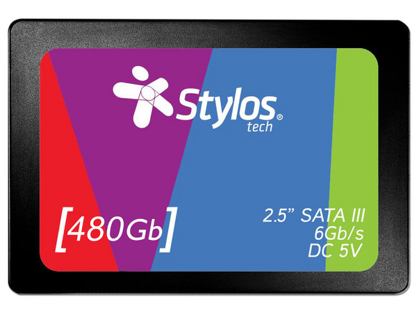 Unidad de Estado Sólido Stylos Tech de 480 GB, 2.5" SATA III (6Gb/s).