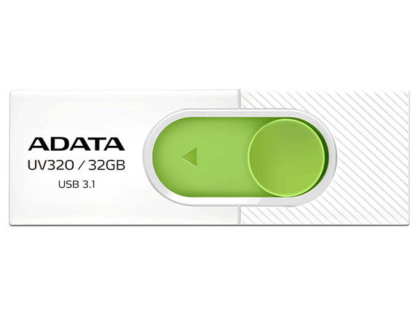 Unidad Flash USB 3.0 ADATA UV320 de 32GB. Color Blanco/Verde. - imagen 3