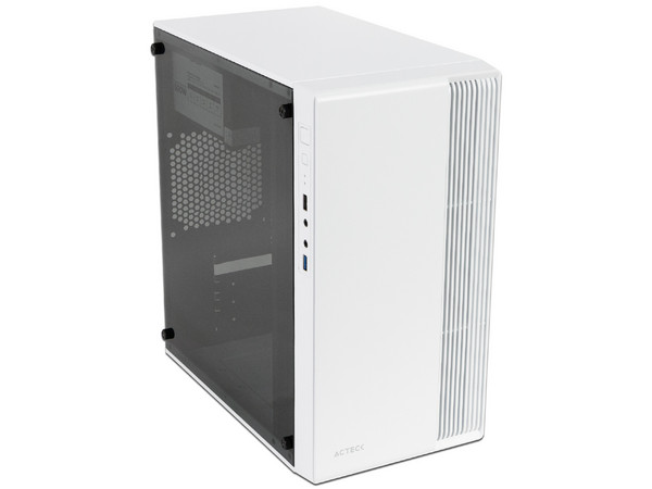 Gabinete Acteck Fusion II GI440, Micro-ATX, (Incluye fuente de 500W). Color Blanco.
