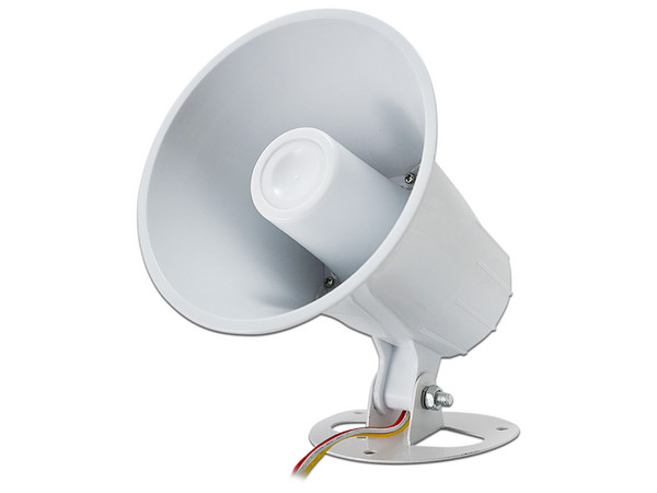 Sirena 15 Watts Paamon PAM-SRE15W Doble Tono con Material ABS para Uso en Interior y Exterior. Nivel de Sonido 102 dB.