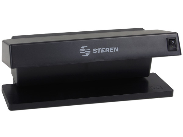 Lámpara detectora de billetes falsos.